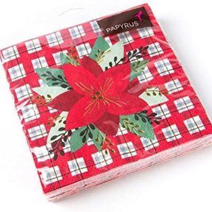 PAPYRUS Floral Holiday Napkins—Set of 20 NWT
